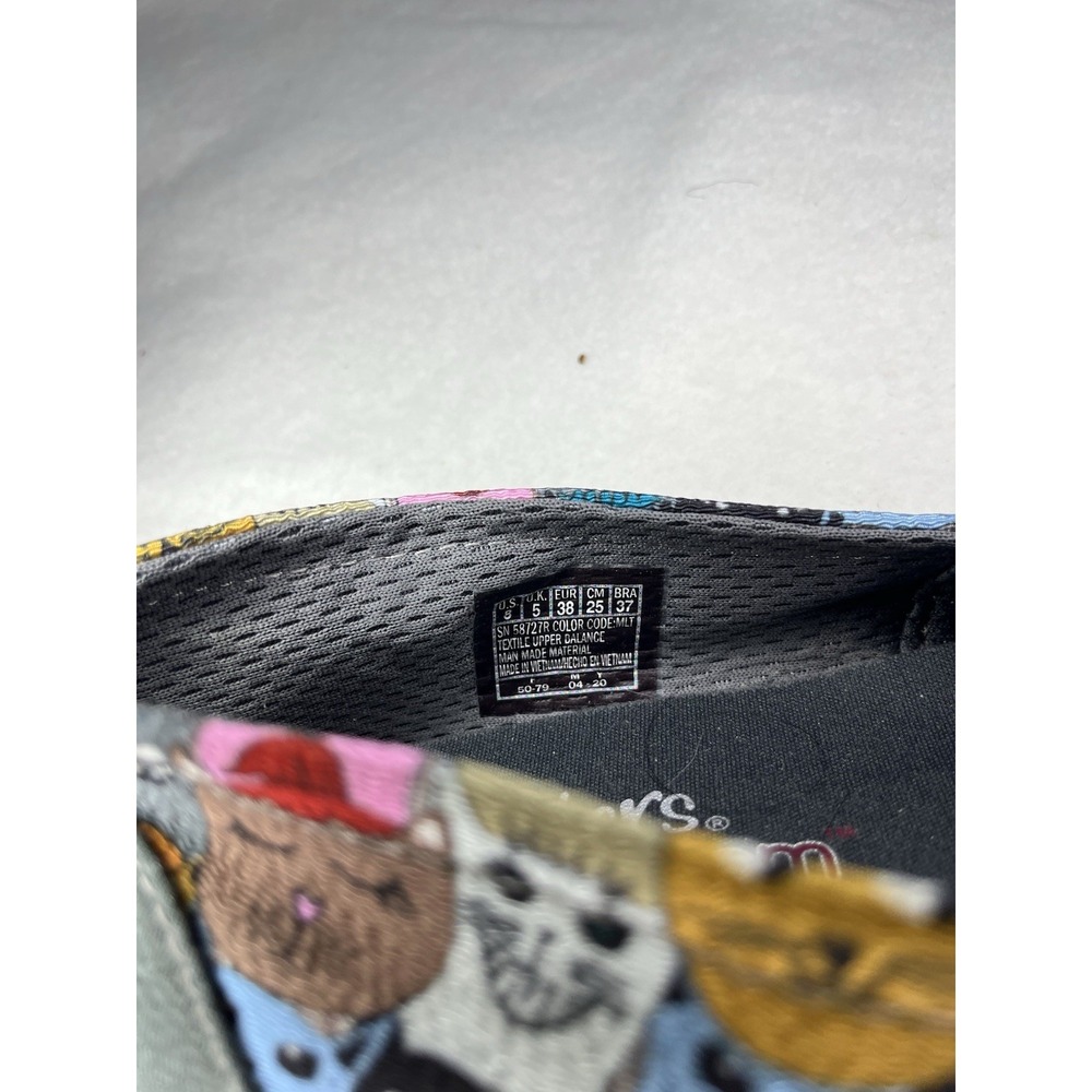 Sketchers Memory Foam Slip on Sketchers Women's 8 Cat Design - Picture 7 of 10